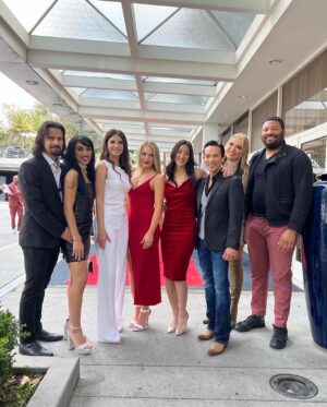 Emily Tung Instagram - What an honor to be invited to perform this year at the 11th Annual Action Icon Awards!! It’s my first time at a red carpet event 👠 Had such a blast celebrating with so many badass stuntwomen, jumping on the red carpet, then jumping on stage, then jumping back into the event to meet old and new faces. Truly honored to be a part of this community ❤️ 💕 
.
.
.
.
#actioniconawards #stuntwoman #sagaftra #stuntlife #redcarpet #celebratingwomen #womeninaction @ditrfoundation #dangerzone #sheroes #stuntperformers #stuntdouble #stuntpoc #hollywood