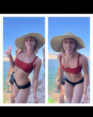 Emily Whitmire Instagram - The weather this week has me ready for the river and lots of sunscreen 😆 ☀️ #summer #river #coloradoriver #nv #az #nelsonslanding #lasvegas #theotherside