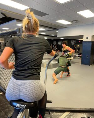 Emily Whitmire Instagram - Watching, working and waiting ☀️ #syndicate #mma #lasvegas #wmma #ufc #recovery
