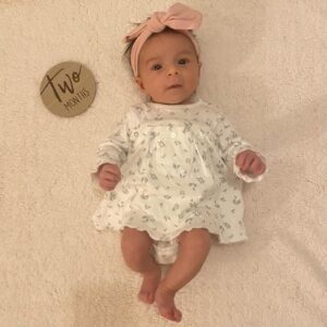 Emily Wilson Instagram - ✨MIRA✨
6 months today. I love her more than I ever could’ve imagined! 💗