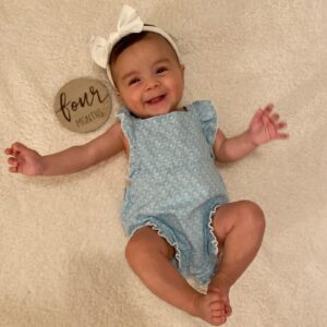 Emily Wilson Instagram - ✨MIRA✨
6 months today. I love her more than I ever could’ve imagined! 💗