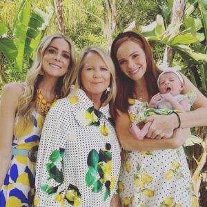 Emily Wilson Instagram - The most special day. 💗
Thank you Mom for exemplifying what it means to be a wonderful mother, and being the best Grandma to little Mira. We are so lucky! 
Happy Mother’s Day to all of the Moms!!