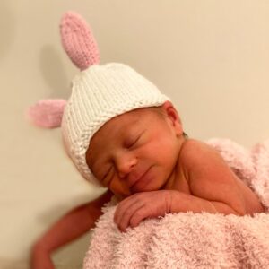 Emily Wilson Instagram - Happy Easter from my favorite little bunny! 🐰