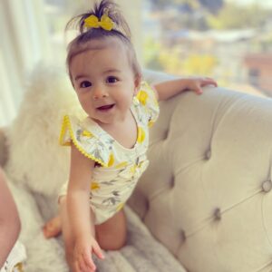 Emily Wilson Instagram - Photo dump from when Mira turned ONE on 3.23! 🎉
What an incredible year it was! Mira, you’re the greatest thing that’s ever happened to us, and we’re so lucky to be your parents! Love you more than anything!💗