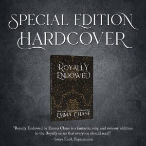 Emma Chase Instagram - I am thrilled to announce the release of the #Royally series in Special Edition Hardcovers!!
They are GORGEOUS and will look beautiful on your bookshelf!
Each special edition also includes bonus content:
#RoyallyScrewed - includes Royally Marooned (first time in print)
#RoyallyMatched - includes Royally Raised (first time in print)
#RoyallyEndowed - includes Royally Ever After (a new, never-before published Logan & Ellie short story)
#RoyallyYours - includes Christmas at the Castle (previously published in #RoyallyRemembered)

Available NOW! All links ⬆️

Stunning cover design: @byhangle 👏🏻👏🏻

#royalromance #modernfairytale #cinderellatrope #heirtothethrone #playboyprince   #shylibrarian #onlyonebed #grumpysunshine #bodyguardromance #arrangedmarriage #agegapromance