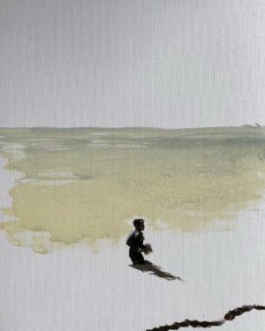 Emma Kathleen Hepburn Ferrer Instagram - Boys in the water
32x24 cm
Oil on canvas paper 
#oilpainting #painting #oilsketch