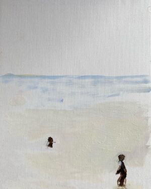 Emma Kathleen Hepburn Ferrer Instagram - Boys in the water
32x24 cm
Oil on canvas paper 
#oilpainting #painting #oilsketch