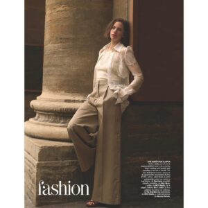 Emma Kathleen Hepburn Ferrer Instagram - In @holacom @holafashion_es ☺️
🙏🙏🙏🙏
Photos by @amedinasierra 
Styled by @leidileire 
Hair and makeup by @augusto_picerni ❤️❤️ 
Interview by @amaliaqr