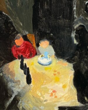 Emma Kathleen Hepburn Ferrer Instagram - ‘The Birthday Party’
#painting #painter #celebration #oil #oilonlinen #oilpaint #oilpainter #paint