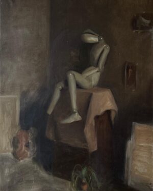 Emma Kathleen Hepburn Ferrer Instagram - ‘In the Studio with Friends’, Oil on linen, 61 x 46 cm, 2016
#contemporarypainting #interior #interiorpainting #mannequin #mannequins #stilllife #surreal #surrealism #saparcontemporary #saparcontemporarygallery #easel #ontheeasel #painting #paint #oilpainting #oilpaint #oil #painter #oilpainter #