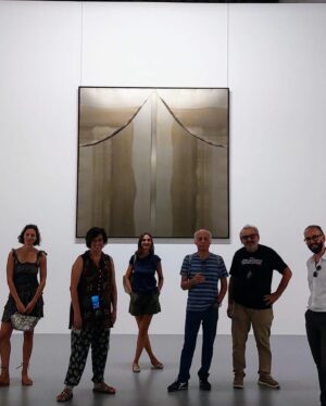 Emma Kathleen Hepburn Ferrer Instagram - TB to some beautiful memories of a late summer. 1. “La Madonna Del Parto” di Piero della Francesca. 2-3. Fondazione Alberto Burri