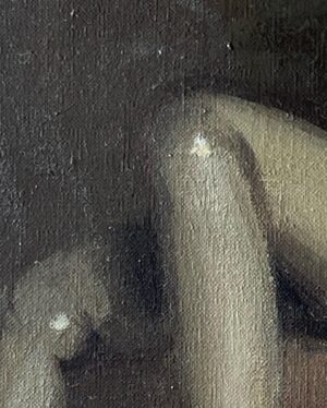 Emma Kathleen Hepburn Ferrer Instagram - ‘In the Studio with Friends’, Oil on linen, 61 x 46 cm, 2016
#contemporarypainting #interior #interiorpainting #mannequin #mannequins #stilllife #surreal #surrealism #saparcontemporary #saparcontemporarygallery #easel #ontheeasel #painting #paint #oilpainting #oilpaint #oil #painter #oilpainter #