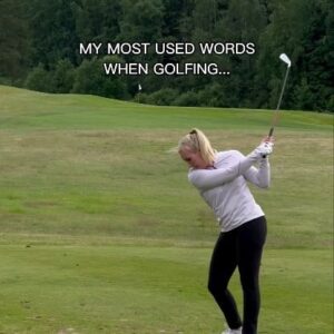 Emma Kimiläinen Instagram - Who else? 🙋‍♀️😂😂😂
Well, despite these failures, I'm pretty good at recovering. Makes it all more exciting when it's not too straightforward right? But I'm waiting for the round where my most used word would be "thanks". 😂 

Onneksi @espoogolf on monipuolinen golfkenttä, jossa käy kivoja tyyppejä pelaamassa, kuten vaikka nämä mun parhaat palat taltioinut ystäväni @jaakko_ikonen . Siellä pääsee kokeneet ja tälläset aloittelijat monipuolisesti harjoittelemaan ja kehittämään kaikkia golfin osa-alueita. Kehitettävää riittää... noh, toki elämäni toinen golf-kesä tässä vasta alkanut, että sitä kesää odotellessa, kun käytetyin sana kierroksen aikana on "kiitos"! 😅

#golf #golfing #espoogolf #gumbölegolf #GG