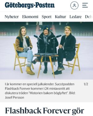 Emma Knyckare Instagram - Är så Mallig över vår julkalender som @goteborgsposten gjort en MYCKET pedagogisk artikel om. 

Och så skulle jag vilja passa på att ösa kärlek över 🎞 
@businessclubroyale , @sjunde_junde, Vedran, Christian, @sia.m.dian 🎥@josefskt och Hannes som gjort en makalös trailer ihop med ⛸⛸ @jochencarlberg och @antonronnfors som glider som gudar på isen (Ja Mia grät) 

@snutunge som lärt oss hur internet fungerar. 👩‍💻 

@kajsa_b_feiff:S handleder som fått karpaltunnlar av allt ritande av den fysiska kalendern som går att köpa på flashbackforever.se fram till 25 okt. 🌲 (länk i bio) 

En stor applåd också för @bwanabeast som gjort den mäktiga julmusiken till trailern och pod-kalendern 🎶 

Tack @ganslandtanna för ☕️ och öron. 

Mitt skenäktenskap @pettasea för föreläsningar om hur ekonomiska transaktioner fungerar. 💴 

Och sist men inte minst: 
Tack @theredlion_414 för shotsen till tre trötta donnor som suttit och stirrat in i väggen dom senaste dagarna. 🍻 

We ❤️ you