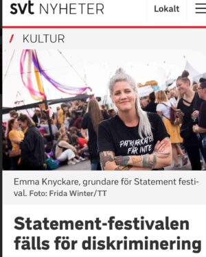 Emma Knyckare Instagram - 4 år sen 🥹❤️ @statementfestival 
Vilken fröjd vi hade.