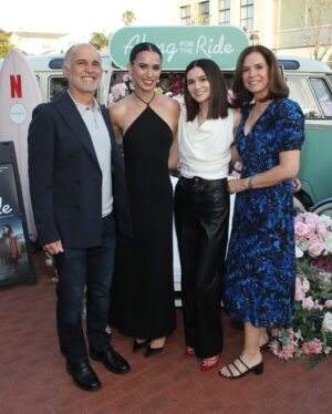 Emma Pasarow Instagram - surreal is an understatement ✨

Los Angeles premiere of #AlongForTheRide 🧡☀️
styling by @sydneylopez 
hair by @matthewstylist 
makeup by @lorencanbymakeup 
nails by @nailsbyshige 
thank you for the most beautiful dress & shoes on the planet @maisonvalentino @jimmychoo 

thank you @netflixfilm @bryanunkeless @slay_rod_14 @birdabroad @anabedayo @brianna.ancel @justbeinavi for making my dreams come true 💕