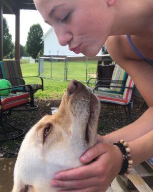 Emma Rayne Lyle Instagram - these past few days have been some of the worst days of my life. whitey, my honey bunches of oats baby, i love you as if you were my child. and you acted like you were. my big lap dog, had no idea what personal space was and i didn’t mind a bit. you wanted to be as close to the ones you loved as you possibly could be. didn’t have a bad bone in your body, wouldn’t hurt a fly. you were all bark when it came to men though ! always protected us. sweetest, most perfect dog i’ll ever know. you were always there giving me kisses and cuddles when i was struggling, never failed to make me feel better. you always wanted your paw held and i held it all the way to the end. i miss seeing your chunky face already and you smothering me with all 110 lbs of your cute self. what happened to you was so unexpected and i’m so sorry if you were in pain. you were such a lover and just wanted your family to be happy, i’m not sure you would have showed us you were hurting even if you were. my heart is shattered without you in this world with me anymore. i would give so much to have one more full day giving you love and doing whatever you wanted. i keep on hoping this is just a nightmare and i’m going to wake up soon and see your big smile and whole body wiggling in happiness. i’m glad i was lucky enough to have a dog like you for 6 and a half beautiful years and was with you until your last breath to say goodbye. you are family, apart of the OG5 and always will be. best big brother to boodie, he’s missing you so much already. no dog could ever replace you bub, i promise. i know you’re happy and healthy now, inhaling pup cups and running around with a bone in your mouth, proudly showing it off to everyone. i’ll see you again soon bubba. i love you endlessly. you’re such a good boy.