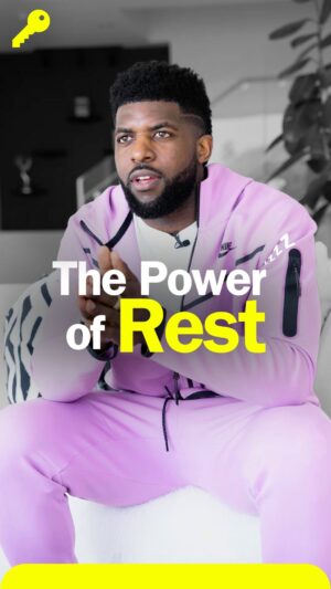 Emmanuel Acho Instagram - Please give yourself grace. It's time to call out the unspoken competition we all seem to be running. Give yourself permission to rest and to recover because resting is just as powerful as action.

#reset #recover #rest #selflove
