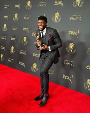 Emmanuel Acho Instagram - WOW!!! I could cry. Actually, I did cry! I just won my first Primetime Emmy award. 

I never thought I would be honored when I started Uncomfortable Conversations with a Black Man. I just used my voice and you all were kind enough to listen. 

I LOVE YOU ALL. Each one of you.
