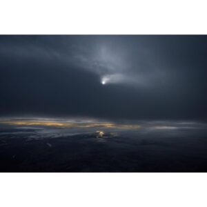 Emmanuel Lubezki Instagram - Above 36,000 ft. East coast of Iceland.