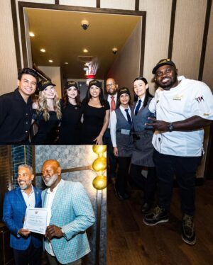 Emmitt Smith Instagram - Sending an enormous thank you to everyone who was able to celebrate our @emmittsvegas Grand Opening. 

It’s been a journey and I’m beyond blessed for this chapter of my life. Love, smiles and gratitude— taking in the moment with the ones I love. 🙏🏿