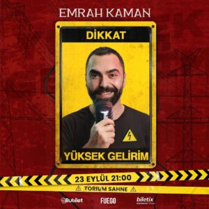 Emrah Kaman Instagram - Gösterilerimiz artarak devam ediyor 🎉 Biletler 🎫 @bubiletcomtr ve @biletix’ te
Not: 19 Ekim İzmir/Bostanlı’ya ek bir gösteri daha koyduk, ilginize teşekkürler