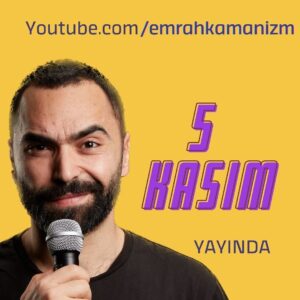 Emrah Kaman Instagram - Müjde, müjde, müjde‼️
Stand up gösterim Yüksek Gelirim’i 5 Kasım’da
youtube.com/emrahkamanizm yayınlıyorum.
Sonra duymadık bilmiyorduk demeyin :)