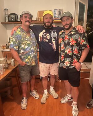 Ennis Esmer Instagram - What if the protagonist of an erotic thriller had *3* harmless best friends?