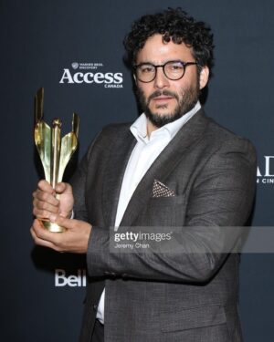 Ennis Esmer Instagram - Listen, this was very nice. 

Thank you sweet friends for the kind messages. 

Thank you to @thecdnacademy for recognizing me and not thinking I was @rodrigofstoll. 

Thank you to @jenngoldhar & @beccakovacik & @seta.james for managing and agenting the hell out of me. 

Thank you to all the lovely people who make @childrenruineverythingtv and #RoastBattleCanada possible. 

Thank you to my brilliant friend and boss @smeatonpotatoes who created this wonderful, hilarious show and let me be on it.

Thank you to @mraaronabrams, the diabolical comedic genius Lisa Codrington, @shalomdima, @meaghanrath, @loganstarboy, @mikaylaswaminathan, @seancullenismyname, @jorjacadence, @abbaswahab_, and everyone else I got to work with on camera in season 1.

Thank you to @realemmahunter & @nigel_downer for hosting the hell out of the awards.

Thank you to @madisontevlin for the best interview of the day hands down. 

And thank you to my darling Amy, who I forgot to thank on stage, but she forgot to remind me to button my suit jacket before I got up there so that makes us even I figure.