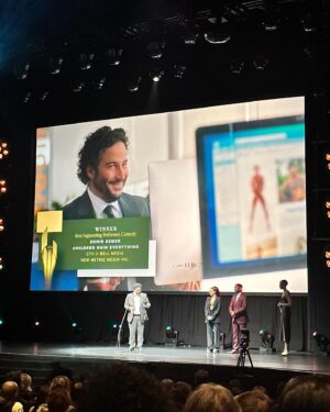 Ennis Esmer Instagram - Listen, this was very nice. 

Thank you sweet friends for the kind messages. 

Thank you to @thecdnacademy for recognizing me and not thinking I was @rodrigofstoll. 

Thank you to @jenngoldhar & @beccakovacik & @seta.james for managing and agenting the hell out of me. 

Thank you to all the lovely people who make @childrenruineverythingtv and #RoastBattleCanada possible. 

Thank you to my brilliant friend and boss @smeatonpotatoes who created this wonderful, hilarious show and let me be on it.

Thank you to @mraaronabrams, the diabolical comedic genius Lisa Codrington, @shalomdima, @meaghanrath, @loganstarboy, @mikaylaswaminathan, @seancullenismyname, @jorjacadence, @abbaswahab_, and everyone else I got to work with on camera in season 1.

Thank you to @realemmahunter & @nigel_downer for hosting the hell out of the awards.

Thank you to @madisontevlin for the best interview of the day hands down. 

And thank you to my darling Amy, who I forgot to thank on stage, but she forgot to remind me to button my suit jacket before I got up there so that makes us even I figure.