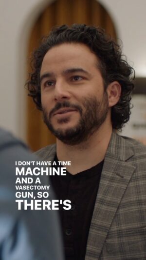 Ennis Esmer Instagram - Time travel hasn’t been invented yet, so this is the best I can do. 
Catch an all-new episode of #ChildrenRuinEverything Wednesday at 8PM ET/PT on @CTV!