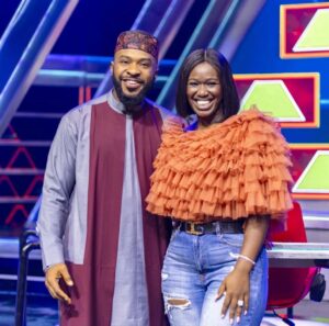 Enyinna Nwigwe Instagram - Happiness is when you make lots & lots of money having fun with your favorite celebrities! Congratulations to the winners 🎊

Thanks for bringing your awesome energy to the show! @realwarripikin @aproko_doctor 
.
.
.
.
.
.
.
Watch Pyramid Game Show, every Saturday on African Magic Showcase Ch 151 6:30 pm WAT and African Magic Family Ch 154 by 7:00 pm WAT

Repeats on African Magic Showcase Channel 151  Tuesdays 11.30am WAT 

African Magic Family Channel 154 Wednesdays 2PM WAT

Follow @pyramidgameshowng to win prizes from home!
