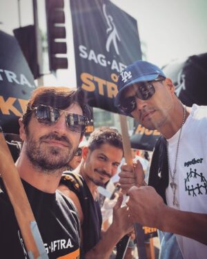 Eoin Macken Instagram - Together @sagaftra #sagstrong @eltexmex @martinsensmeier