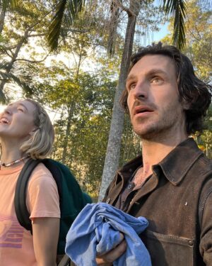 Eoin Macken Instagram - There was/is/shall be a bush fire in tomorrow’s episode of La Brea (episode 4 if my math hasn’t failed me yet), and myself and on screen daughter who respects me greatly @_zyra_g took it, and me, very seriously. (There was a smell alright…..) @nbc @peacock @universaltv - #labrea