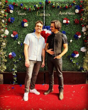 Eoin Macken Instagram - Thrilled to be supporting @teencanceramerica with @ryanpotestamusic - thanks for having us and for being a wonderful organisation
