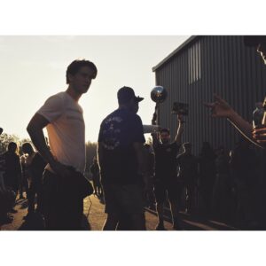 Eoin Macken Instagram - It began over 3 years ago, and tonight La Brea finishes, with an epic Finale. So many beautiful people were involved in creating this epic project all the way through, here are some medium format shots I took from this final season 3 episode on the Gold Coast. 

It’s been a pleasure mate!! @nbc @peacock @universaltv #labrea #filmaintdead #bronica