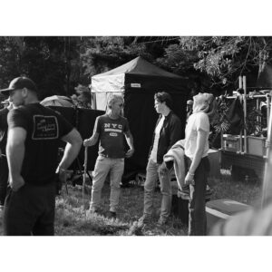 Eoin Macken Instagram - It began over 3 years ago, and tonight La Brea finishes, with an epic Finale. So many beautiful people were involved in creating this epic project all the way through, here are some medium format shots I took from this final season 3 episode on the Gold Coast. 

It’s been a pleasure mate!! @nbc @peacock @universaltv #labrea #filmaintdead #bronica