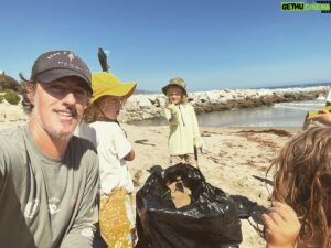 Eric Balfour Instagram - Went down to our favorite beach this morning to help clean up after #hurricanehilary We got two giant bags of trash off the beach with bad ass crew here! 🤙🏽 #Surfrider #oceanconservation #nomoreplastic