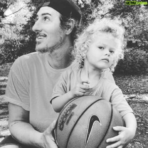 Eric Balfour Instagram - So we're at the park and Oli has been obsessed with the older kids practicing with their basketball coach. He kept trying to sneak into the layup lines.