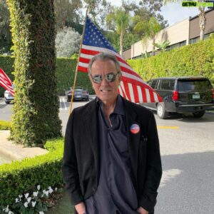 Eric Braeden Instagram - I respect everyone’s right to express their opinion! I disrespect people who claim they are the only ones who have cornered “PATRIOTISM”! I am a middle of the road LIBERAL and vote for JOE BIDEN! I think he is a basically decent man! Could I vote for a REPUBLICAN? Yes, someone like KASICH, for example, who remembers we live in A DEMOCRACY, where give and take IS THE ESSENCE OF WHAT THE FOUNDING FATHERS HAD IN MIND! 
I TOTALLY DISAGREE AND RESENT THE MITCH McCONNEL WAY OF DOING POLITICS:NO COMPROMISE! It’s fundamentally destructive to the democratic process!