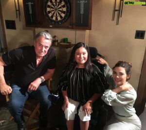 Eric Braeden Instagram - Jada and her parents, John and Maritza, on set of Y&R! Jada is with @MakeAWish ! What a sweet girl !  @jada_cano