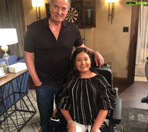 Eric Braeden Instagram - Jada and her parents, John and Maritza, on set of Y&R! Jada is with @MakeAWish ! What a sweet girl !  @jada_cano