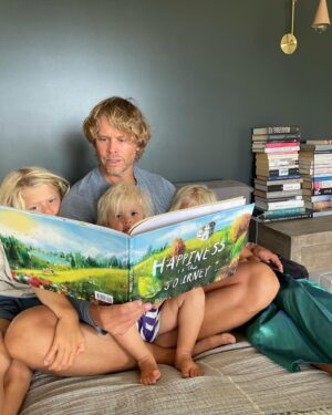Eric Christian Olsen Instagram - Today is the day!! The love of my life, the mama bear of our gerbils, my partner in the madness and beauty that is life @swrightolsen wrote her first children’s book HAPPINESS IS THE JOURNEY!
It's released for Preorder TODAY August 9th! (which just so happens to be Esmé’s birthday, and she inspired this book)! She (we) is (are) so (sooooo) excited to share this book with all of you! Please grab one for family, friends, local libraries, neighbors, aunts, teachers, Co-workers (even Patty who steals your Tupperware despite your name being on it with Sharpie) This @lumillybooks has such beautiful themes that resonate deeply with adults and kids of all ages! Join us in this celebration of life, love, and mindfulness! #happinessisthejourney 
 
LINK IN MY BIO!!!