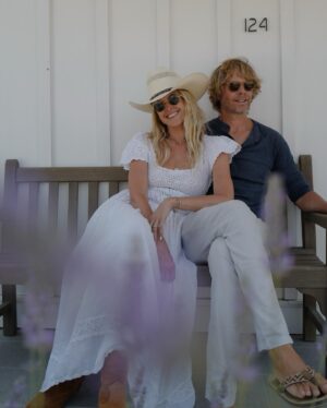 Eric Christian Olsen Instagram - 17 years together. 11 legally binding. Celebrating @swrightolsen and a life that exceeded all my wildest expectations at @aubergeresorts. A perfect routine of morning workouts, late breakfasts in the sun, poolside commune snuggles, swim lessons, afternoon adventures and then a second sprint down the aisle for good measure. Thanks @nikkireed for the pics of perfectly encapsulated joy, and @matteistavernauberge for the stunning canvas.