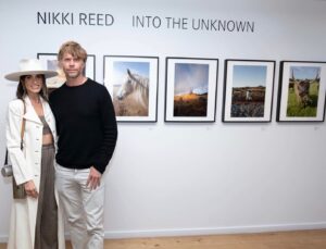 Eric Christian Olsen Instagram - My second wife at the hippie commune, my philosophical sparring partner, my environmental, sustainability guru, my upcoming podcast partner, the mother of actual goats, and my dear friend @nikkireed has an incredible exhibition at @leicagalleryla in partnership with @leicacamerausa that defines her connection and compassion for nature and all the beautiful things outside of ourselves. Into the unknown is a must see. It's open now until January 7th at the Leica gallery Los Angeles. It's such a stunning display, focused on the intersection between art and cultivating a sustainable future, using imagery as a catalyst for conversation and conservation. I'll meet you all there!