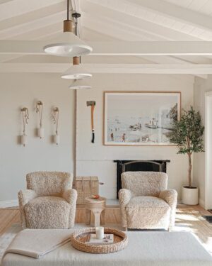 Eric Christian Olsen Instagram - Reiterating our love for our partners on our @studiok_design home renovation. The gorgeous @busterandpunch  hardware that warmed up every room in our house and was such a complement to the light and cozy design that Kathy and Karlyn nailed. I feel like I'm living in a much classier person's house now - I'm actively sipping Sparkling water with my pinky up, I'm calling everybody "Sport" and I've taken up croquet.  Thank you to @blisskatherine from the @jennikaynehome Rip and Tan team and @thesaltyshutters for capturing these photos before my children put their pasta fingers on the teddybear chairs chairs and scribbled indecipherable hieroglyphics on newly painted walls. #weloveit