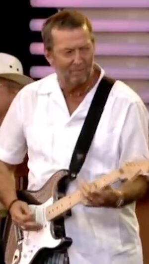 Eric Clapton Instagram - Eric Clapton performing “Tulsa Time” alongside Sheryl Crow, Vince Gill, and Albert Lee. #TulsaTime #EricClapton