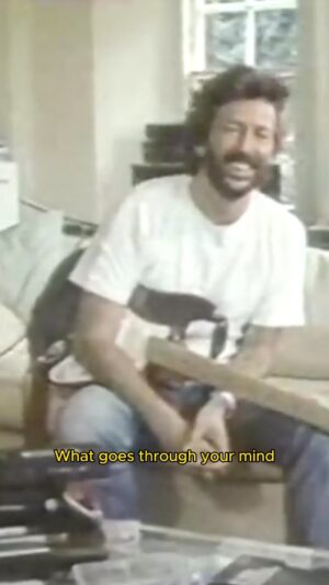 Eric Clapton Instagram - Eric Clapton on what its like playing a guitar solo.