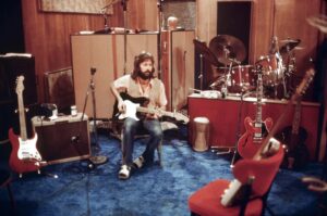 Eric Clapton Instagram - Eric Clapton photographed recording his 1976 album ‘No Reason To Cry’ at Shangri-La Studios in Malibu, California.