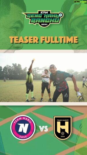 Eric Fuzi Instagram - Ada yang request nak tengok video penuh perlawanan Piala Geng Kaki Bangku ERA hari tu kan. Takkan radio Nombor 1 tak tunaikan ya dak? Hehe macam-macam benda lawak yang jadi bila tengok geng kaki bangku ni main bola hahaha. Full video di sini >> https://youtu.be/4Uq5Feaw85E?si=w7di_O-gkV58eNmG

Jersey: ERA X @peak.kl

#sharERA #GengKakiBangkuERA #ERARadioNo1PalingLegit